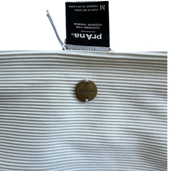 PRANA | NWOT MARTA OTTOMAN SWIM BOTTOM RIBBED HORCHATA SWIMSUIT | SIZE: MEDIUM - Picture 7 of 13